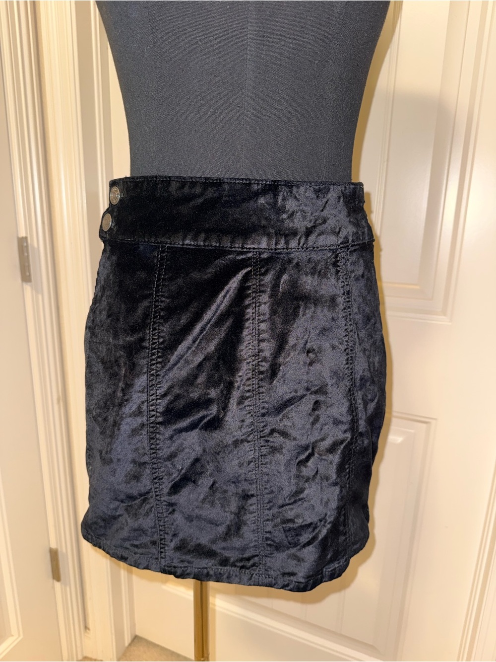 Free People Super Soft Black Mini Skirt